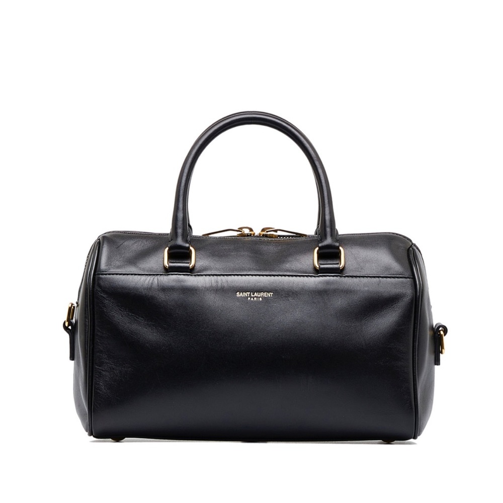 Saint Laurent Baby Duffle. Can be worn handheld or with a shoulder strap.